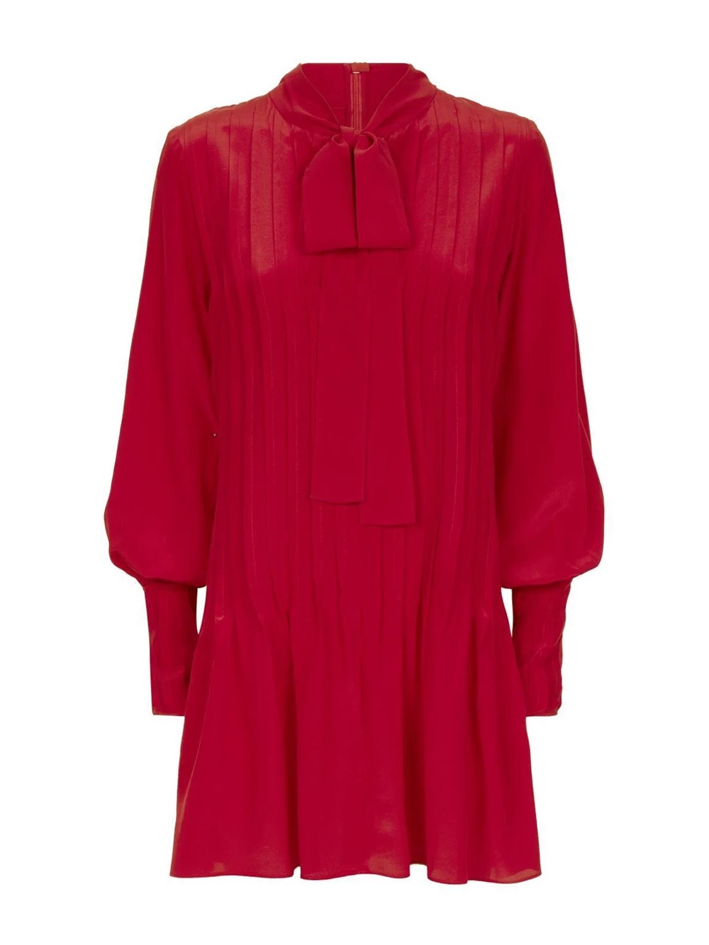 Alexis Theodora Silk Tie Neck Cocktail Dress - Picture 2 of 5